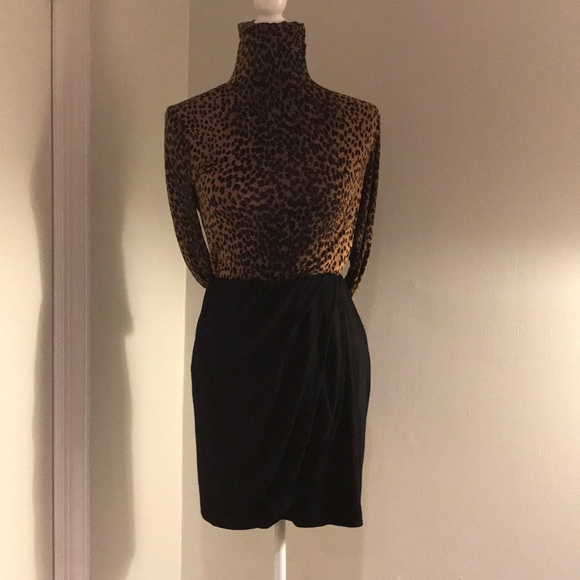 Max Studio Black Wrap Mini Skirt - Picture 2 of 7